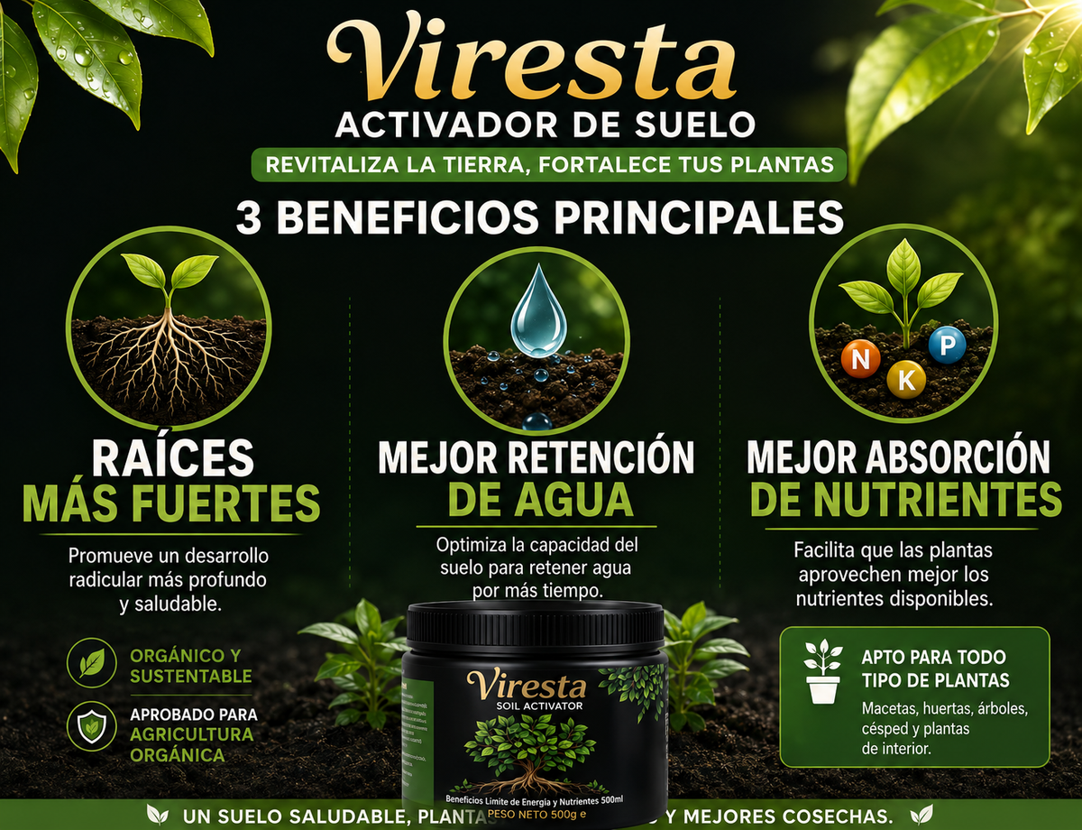 Viresta ® – Activador de Suelo Orgánico
