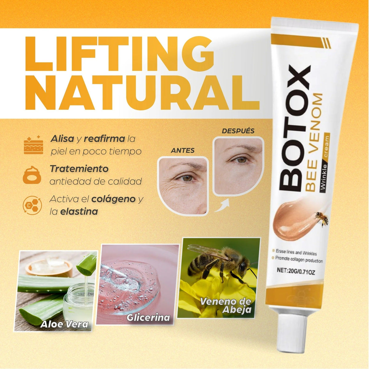Crema Botox Bee Venom