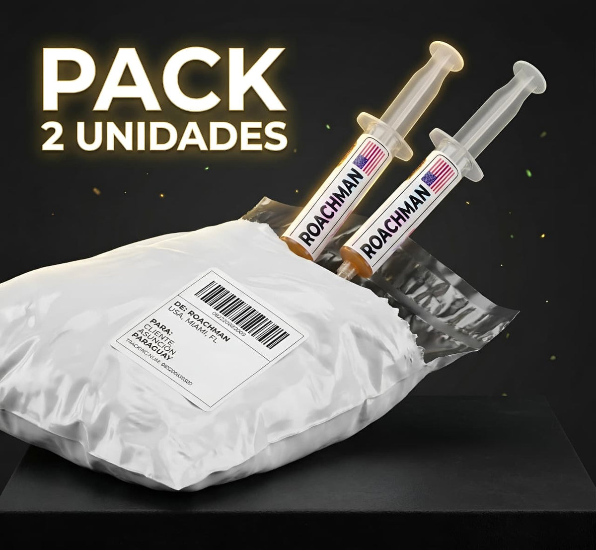 ROACHMAN® Producto Americano elimina cucarachas X2