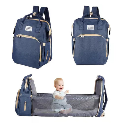 Mochila Pañalera 3 en 1: Mochila, Cuna y Cambiador