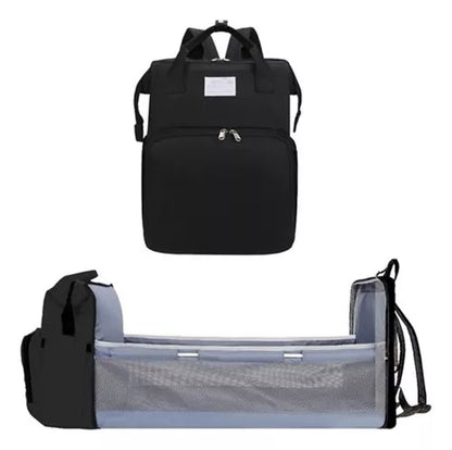 Mochila Pañalera 3 en 1: Mochila, Cuna y Cambiador