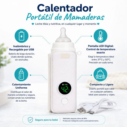 Calentador de Biberones Portátil
