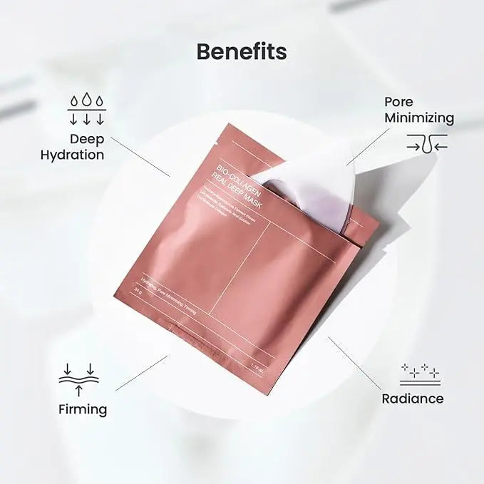 Pack de 5 Máscaras Rejuvenecedoras de Bio-colágeno