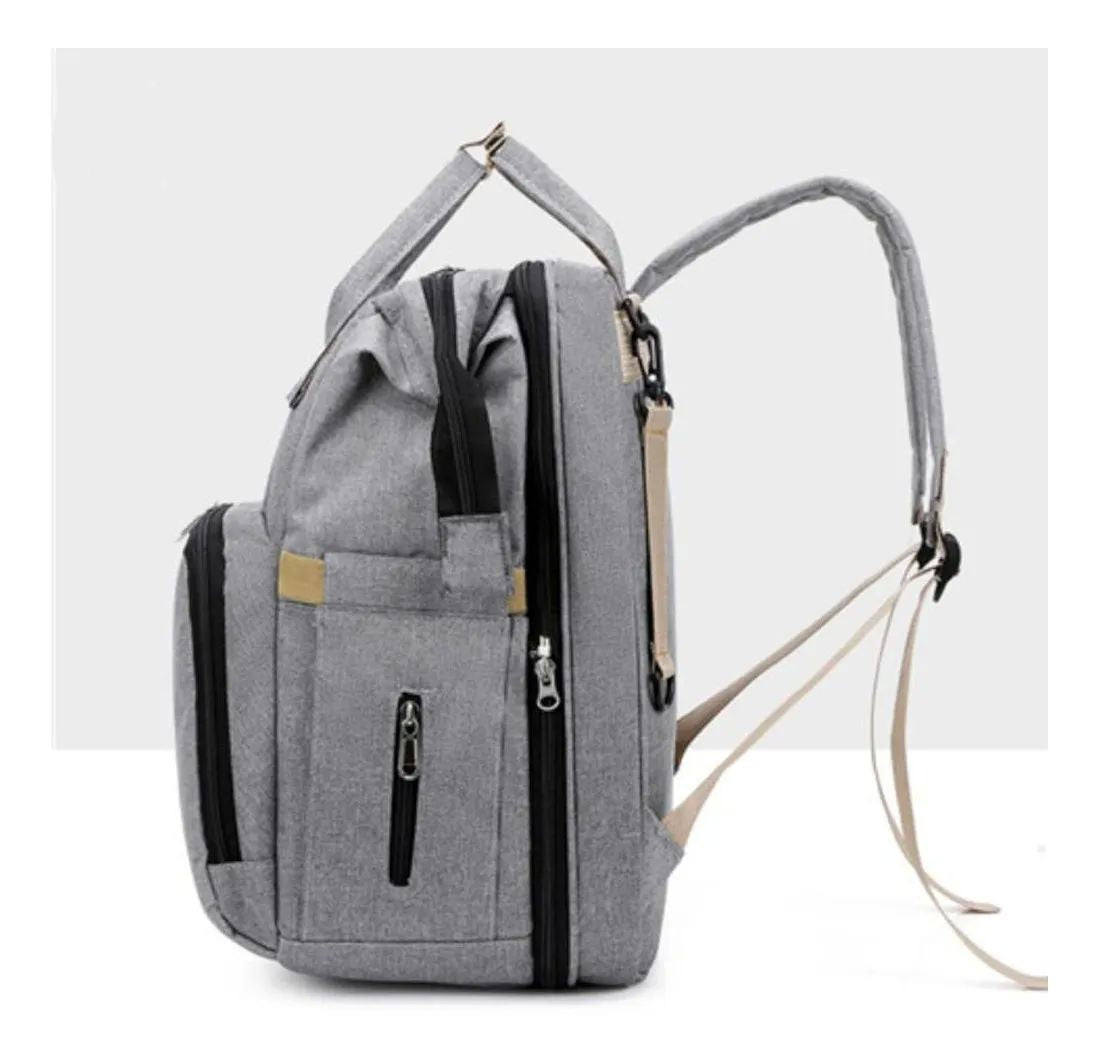 Mochila Pañalera 3 en 1: Mochila, Cuna y Cambiador