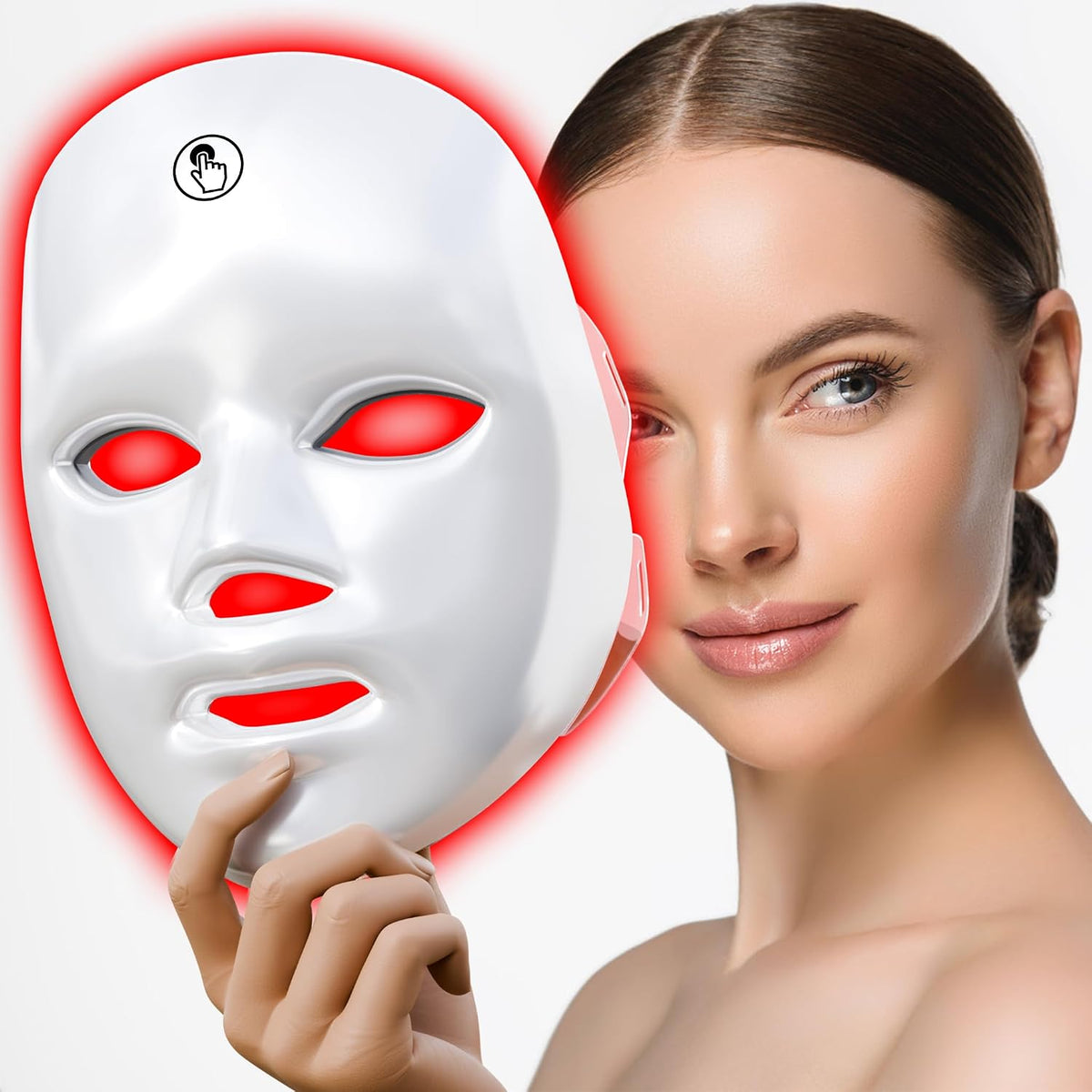 Mascara de Belleza Facial LED de 7 luces