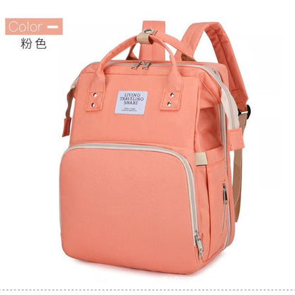 Mochila Pañalera 3 en 1: Mochila, Cuna y Cambiador