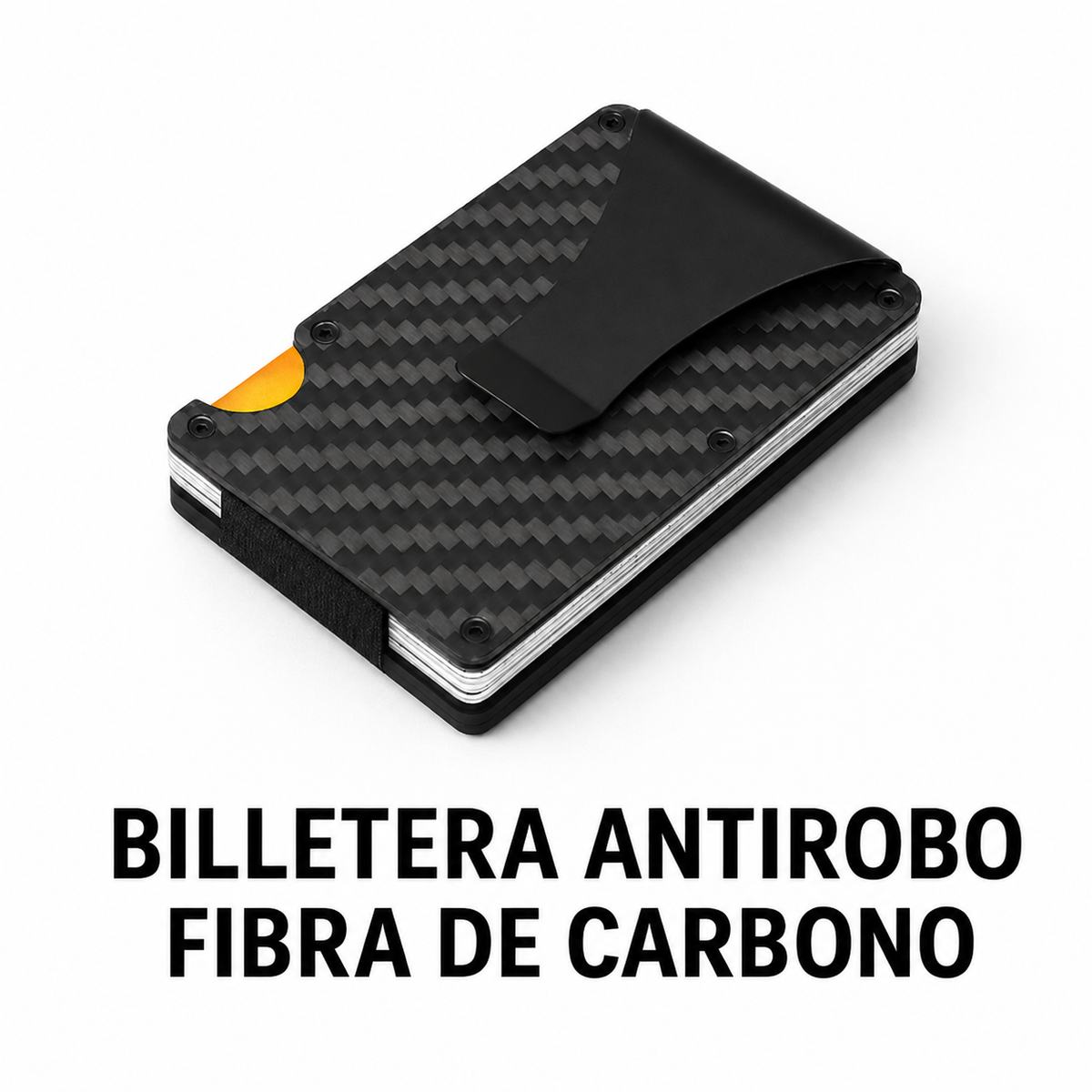 Billetera Antirobo Fibra de Carbono