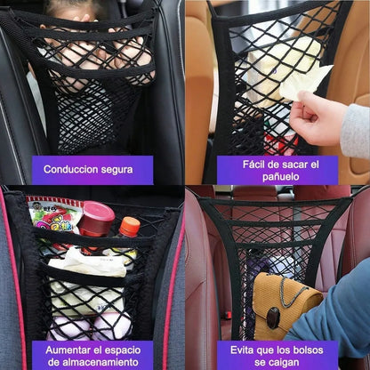 Malla Organizadora para Auto – 2 en 1