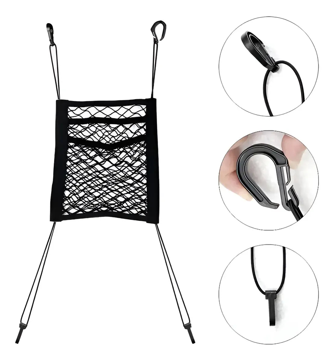 Malla Organizadora para Auto – 2 en 1