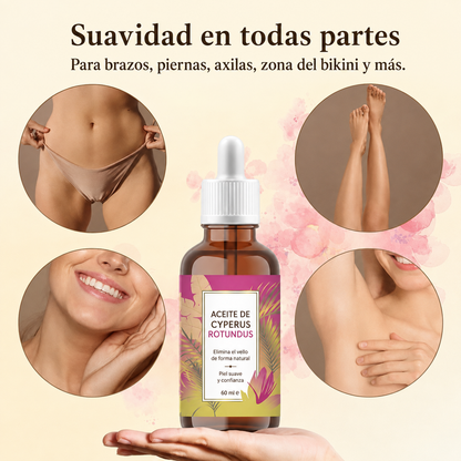 Aceite de Cyperus Rotundus 30g – Inhibidor de Vello Natural