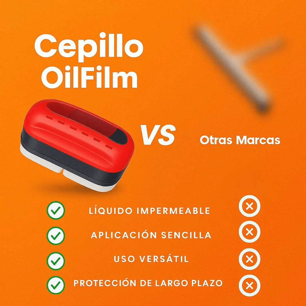 Cepillo OilFilm® - Limpiador de Vidrios Anti Lluvia