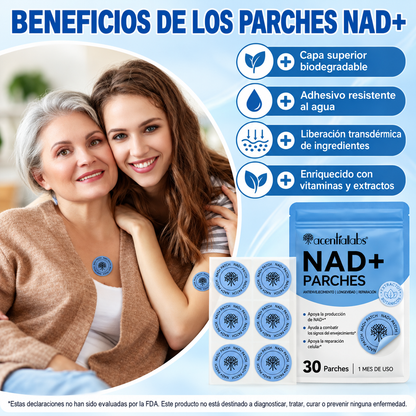 Parches NAD+ Acentia Labs | Pack de 30 días