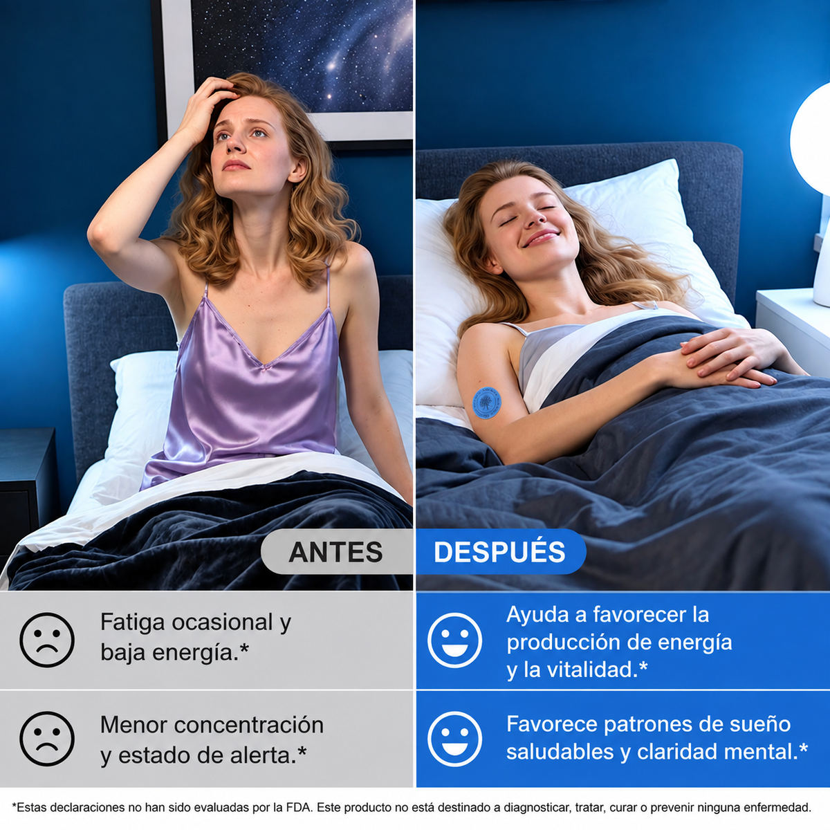 Parches NAD+ Acentia Labs | Pack de 30 días