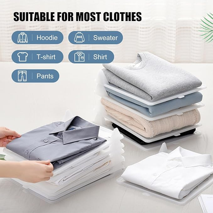 Organizador de Ropa Apilable para Armario – Set x10 Bandejas