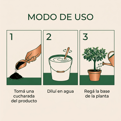 Viresta Activador de Suelo 500g – Abono Natural para Plantas y Cultivos